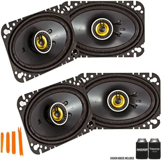 Main image of 46CSC464 - Two Pairs of CS-Series CSC46 4x6-Inch (100x160mm) Coaxial Speakers, 4-Ohm (2 Pairs)