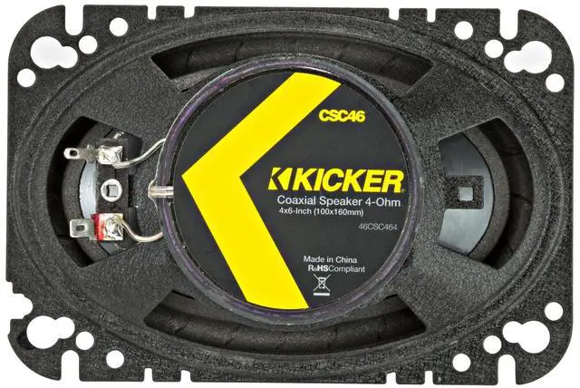 Alt view image 5 of 6 - 46CSC464 - Two Pairs of CS-Series CSC46 4x6-Inch (100x160mm) Coaxial Speakers, 4-Ohm (2 Pairs)