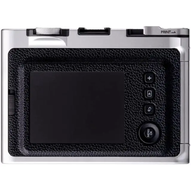 Alt view image 3 of 4 - INSTAX MINI EVO Hybrid Instant Camera | Black Bundle with Instax Mini Film | 20 Exposures + 64GB Micro SD Card + Mini Album, Borders, Stickers & Clips + Cleaning Cloth (5 Items)