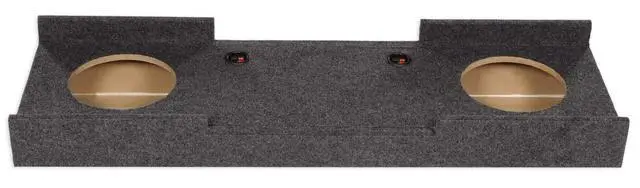 Alt view image 4 of 4 - REC13 Dual 10" Subwoofer Enclosure Box, Downfire Design, High-Grade MDF, Premium Carpet, for 2007-2013 GMC/Chevy Sierra/Silverado Crew Cab Audio Enthusiasts