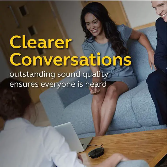 Alt view image 3 of 4 - Speak 510 UC Portable USB & Bluetooth Speakerphone Easy Setup, Portable Speaker for Holding Meetings Anywhere with Outstanding Sound Quality (510 7510-209)