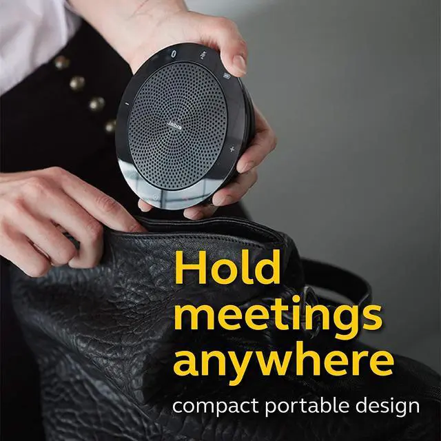 Alt view image 4 of 4 - Speak 510 UC Portable USB & Bluetooth Speakerphone Easy Setup, Portable Speaker for Holding Meetings Anywhere with Outstanding Sound Quality (510 7510-209)