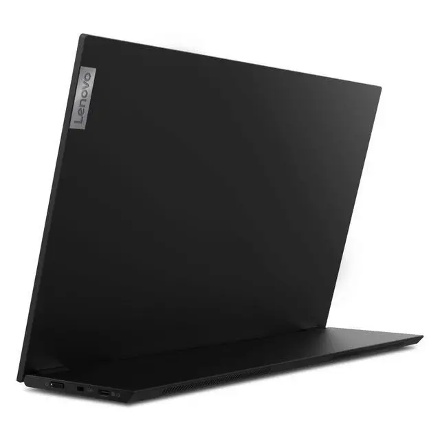 Alt view image 3 of 6 - ThinkVision M15 15.6" Full HD WLED LCD Monitor - 16:9 - Raven Black