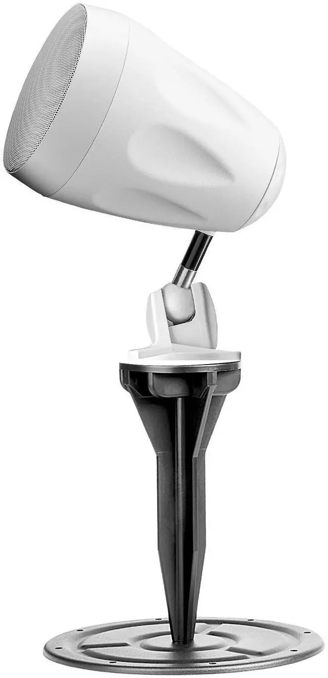 Main image of Forza 4" Landscape In Ground/Mountable 80W Speaker, Commercial 70V Tap, Outdoor Weather Resistant, White (Single)