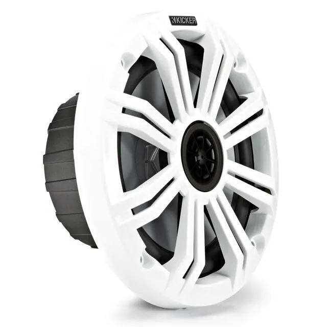 Alt view image 2 of 6 - 6.5" White Marine Speakers (Qty-4) 2 Pairs of OEM Replacement Speakers
