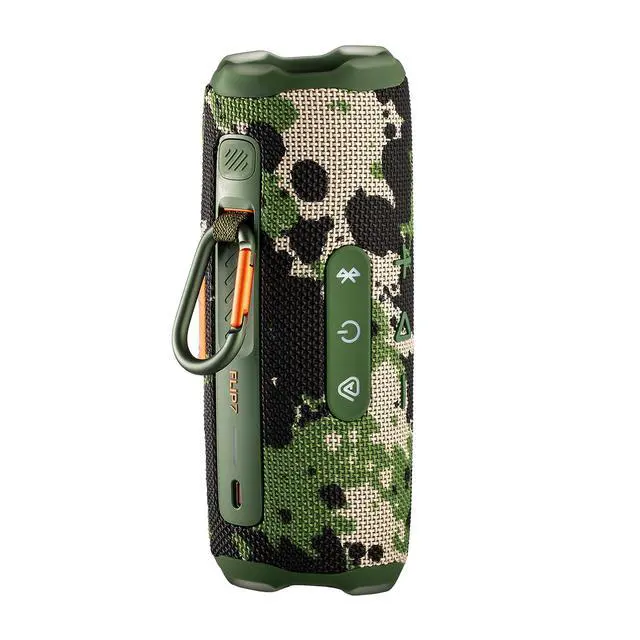 Alt view image 4 of 6 - FLIP 7 (Squad) Waterproof Portable Speaker Bundle with X-Halo Hardcase (Black)