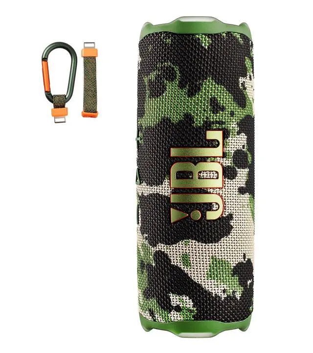 Alt view image 5 of 6 - FLIP 7 (Squad) Waterproof Portable Speaker Bundle with X-Halo Hardcase (Black)