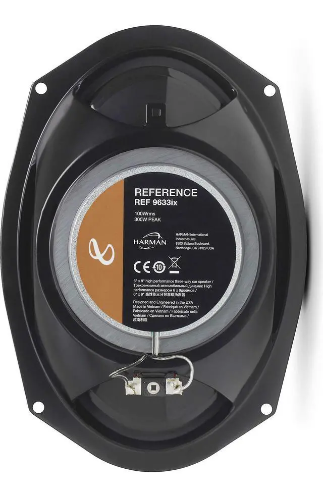 Alt view image 2 of 6 - Reference REF-9633IX 6x9 3-Way Coaxial Speakers (300 WATTS 100 RMS)