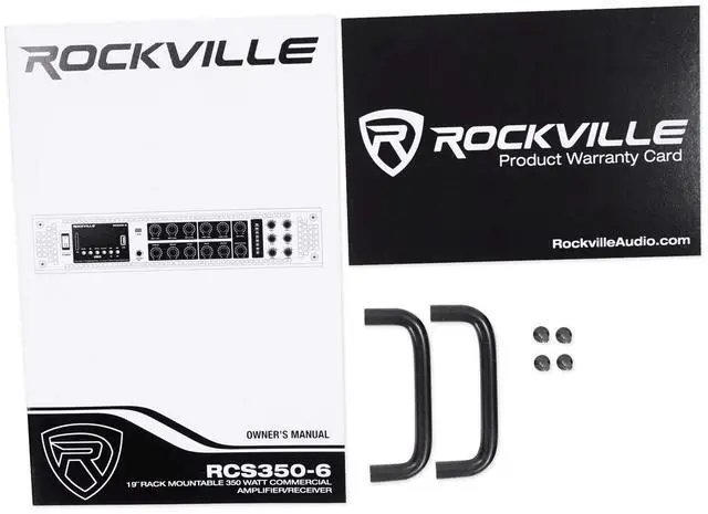 Alt view image 4 of 4 - RCS350-6 350W 6 Zone 70V Commercial Amplifier, Bluetooth, USB, Optical, Rack Mount, for Restaurants and Offices