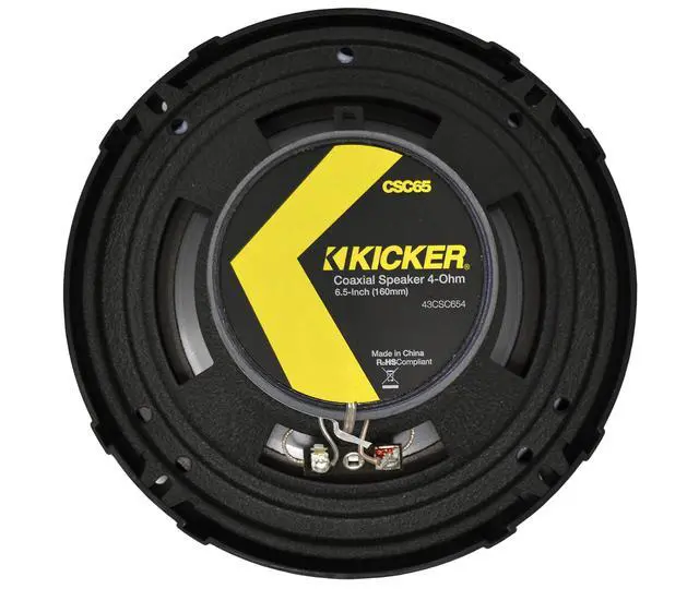 Alt view image 4 of 6 - CS Series CSC65 6.5 Inch Car Audio Speaker with Woofers (2 Pairs)