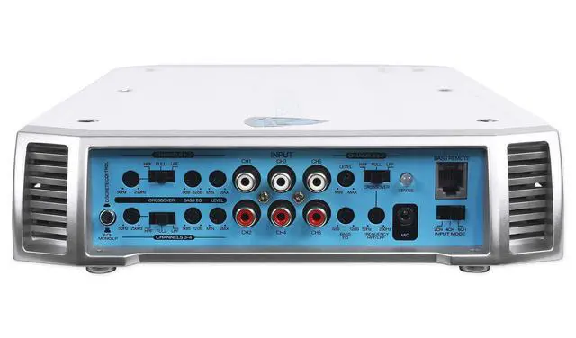 Alt view image 2 of 4 - RXM-S6 2600W Peak/660W RMS 6-Channel Marine Amplifier, PA Microphone, Waterproof Design, Bass Remote for Boats and Marine Audio