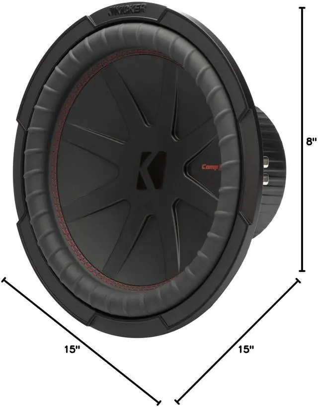 Alt view image 6 of 6 - 48CWR122 CompR 12" Subwoofer, DVC, 2-ohm