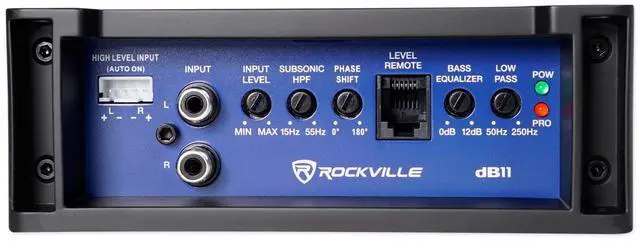 Alt view image 4 of 4 - DK58 Package Dual 8" 1600W Loaded K5 Car Subwoofer Enclosure, DB11 Amp, 2 Ohm, Deep Bass, Compact Design, Easy Installation, for Car Audio Enthusiasts