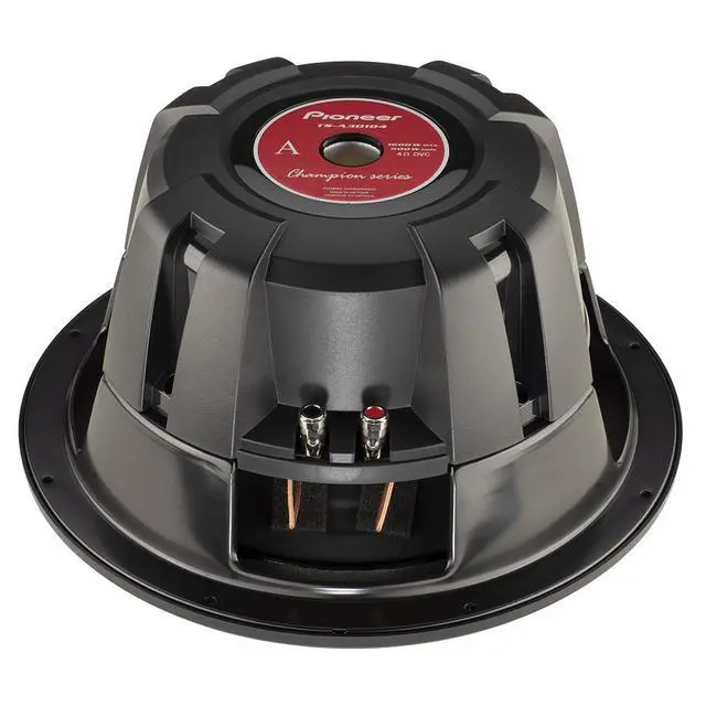 Alt view image 4 of 4 - TS-A301D4 - Powerful 12-inch Subwoofer, 1600 Watts Peak Power, Dual 4 Ohm Voice Coil for Powerful Bass