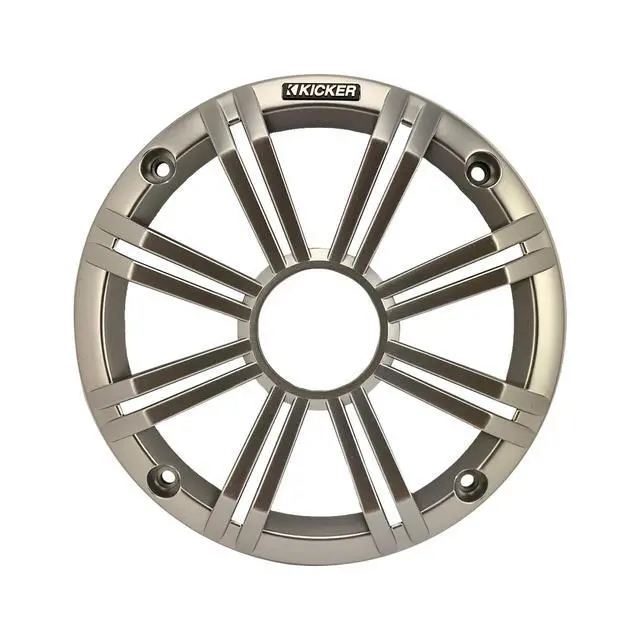 Alt view image 3 of 5 - 6.5" Silver LED Marine Speakers (Qty 2) 1 Pair of OEM Replacement Speakers