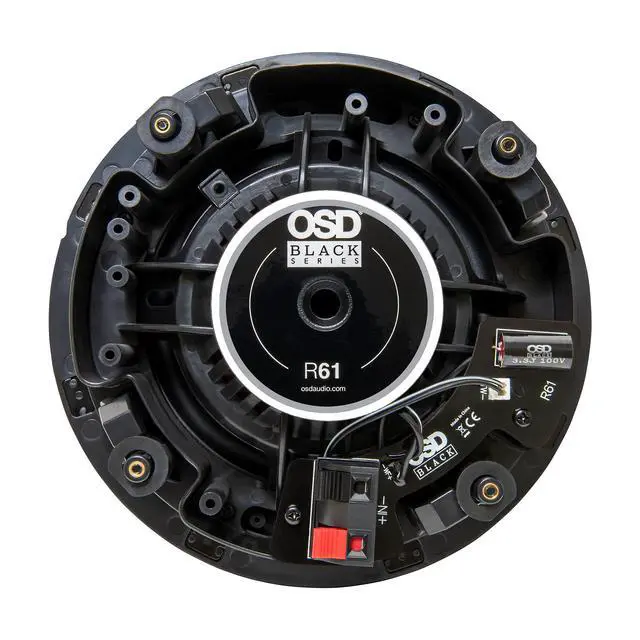 Alt view image 3 of 4 - 6.5" in-Ceiling Speaker w/Parachute Silk Soft Dome Tweeter, Pair - BK-R61