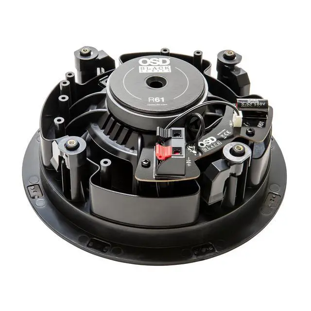 Alt view image 4 of 4 - 6.5" in-Ceiling Speaker w/Parachute Silk Soft Dome Tweeter, Pair - BK-R61