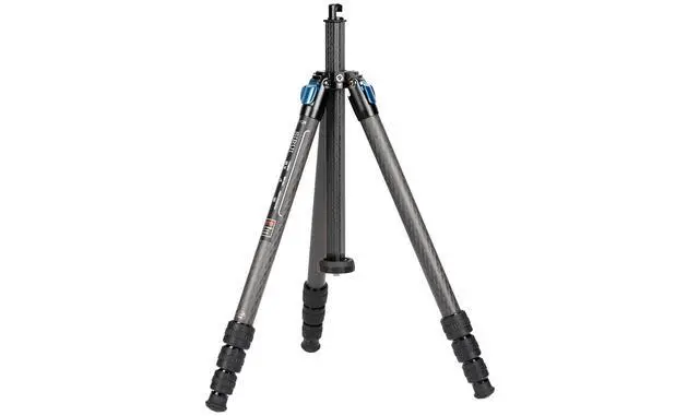 Alt view image 2 of 4 - ST-124 Carbon Fiber Tripod with Triangular Centre Column, Waterproof, Travel Tripod for Cameras, 4 Sections, 62.2inch, Load 26lbs