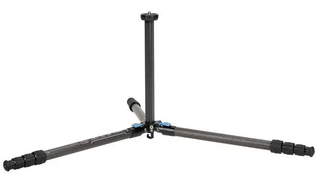 Alt view image 3 of 4 - ST-124 Carbon Fiber Tripod with Triangular Centre Column, Waterproof, Travel Tripod for Cameras, 4 Sections, 62.2inch, Load 26lbs