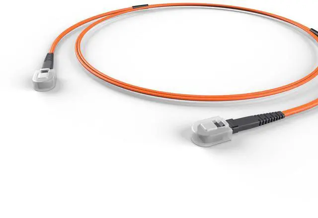 Alt view image 2 of 4 - FiberCablesDirect OM1 Multimode Fiber Patch Cable | Length Options 0.5M300M | MTRJ MTRJ | 85M (278.87ft) | Duplex 62.5/125µm | 1Gb Ethernet | Orange OFNR PVC