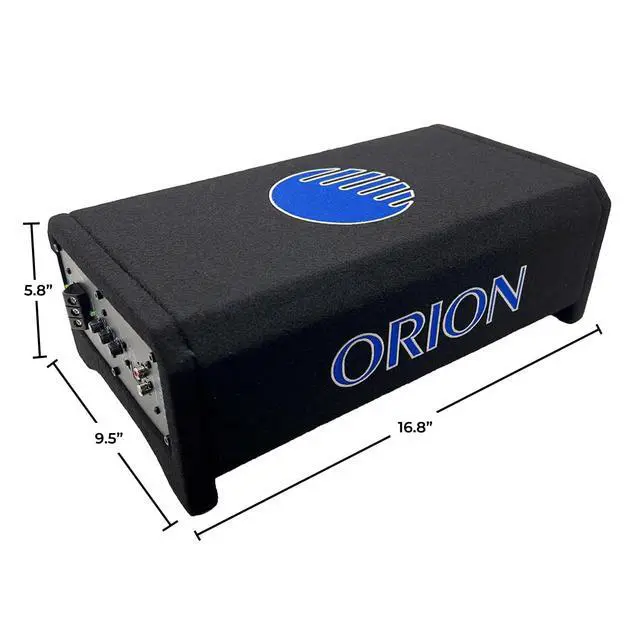 Alt view image 4 of 4 - Cobalt CPE80 8 800W Max Active Down-Firing Subwoofer Thin Enclosure with Built-in Amplifier Slim Loaded Sub for Tight Spaces in Cars and Trucks, Air-Tight Sealed Shallow Mount Enclosure