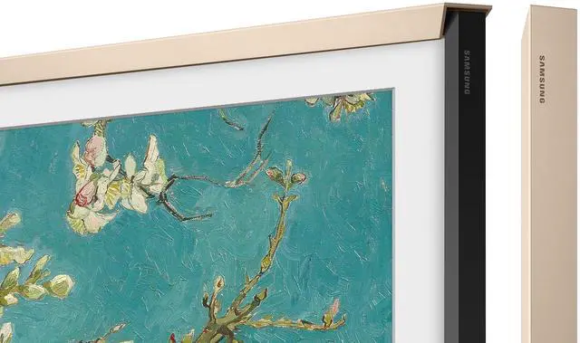 Main image of 43 The Frame TV Customizable Bezel, Magnetic, Quick and Easy Installation, VG-SCFC43SGMZA, 2023, Sand Gold Metal