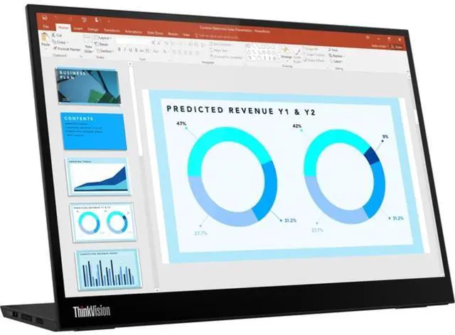 Main image of ThinkVision M14d 14" Class LCD Monitor - 16:10 - Raven Black
