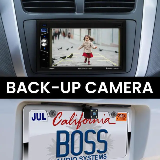 Alt view image 4 of 4 - Elite Series BE62CP-C Car Stereo - Apple CarPlay, 6.2 Inch Double Din, Touchscreen, Bluetooth Audio and Calling Head Unit, Radio Receiver, No CD DVD Player, Backup Camera