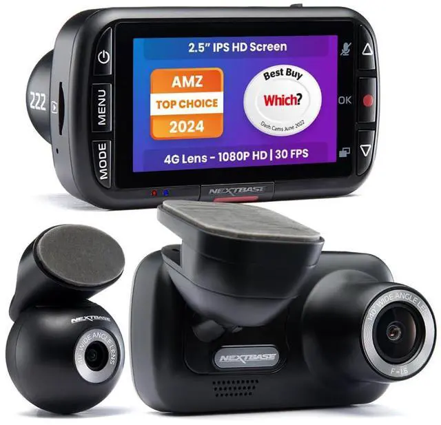 Main image of 222XR 1080p Dash Cam + Rear Cam HD in Car Mini Camera with Parking Mode, Night Vision, Automatic Loop Recording and File Protection, Reliable and Durable