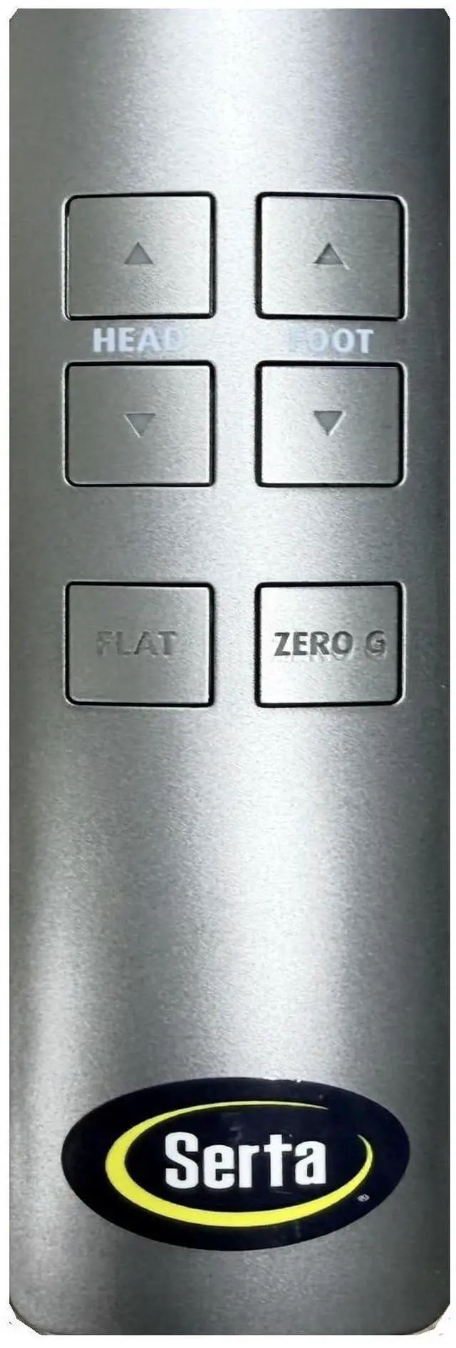 Main image of Replacement Remote Compatible with Serta /iSeries - Grey Serta Logo Control for Adjustable Beds