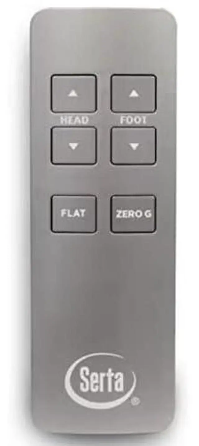 Alt view image 4 of 4 - Replacement Remote Compatible with Serta /iSeries - Grey Serta Logo Control for Adjustable Beds