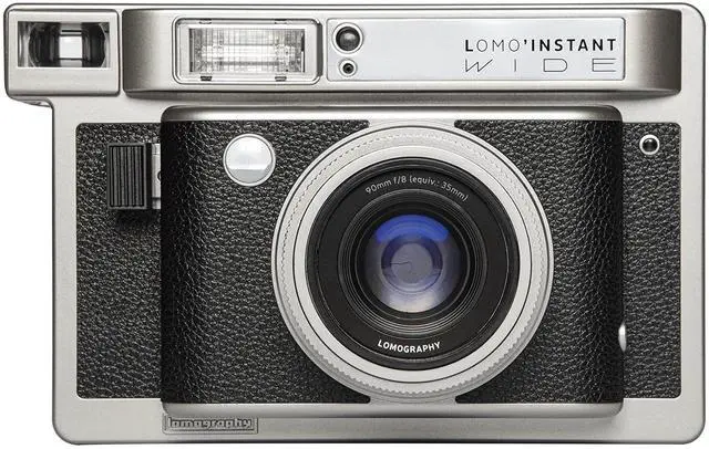 Alt view image 2 of 6 - Lomo'Instant Wide Camera & Lenses Monte Carlo Black Leather