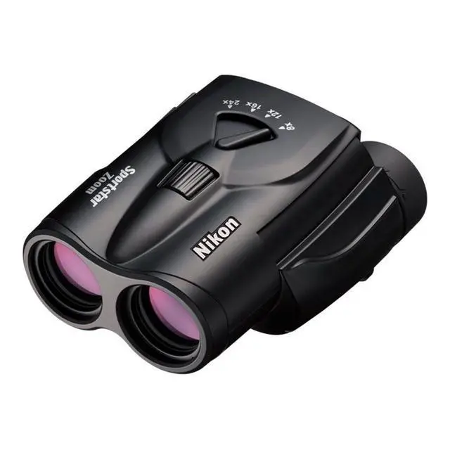 Alt view image 2 of 4 - Sportstar Zoom 8-24x25mm Binoculars - Multi-Coated Lenses, Porro Prism Optics, Fast Focus Control - Compact Lightweight Binocular for Sports Events, Wildlife & Outdoor Viewing