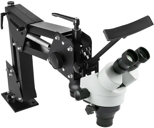 Main image of Micro Inlaid Mirror Multi-Directional Microscope with Spring Bracket 7X-4.5X Multi-Directional Micro-Setting Microscope Jewelry Tools