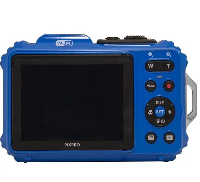 Alt view image 3 of 4 - PIXPRO WPZ2 Waterproof Digital Camera Bundle, Includes: SanDisk 64GB MicroSD Memory Card, Spare Battery and More (6 Items) (Blue)