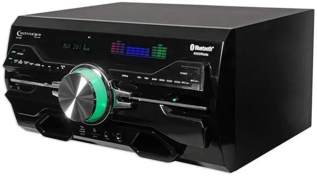 Alt view image 2 of 5 - Professional 4000w Receiver/Amplifier/DVD Player Bluetooth/USB/FM