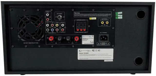 Alt view image 3 of 5 - Professional 4000w Receiver/Amplifier/DVD Player Bluetooth/USB/FM