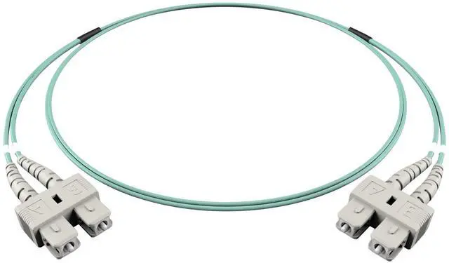 Main image of SC-SC OM4 Fiber Patch Cable - 10Gb Duplex 50/125µm Multimode Corning Glass | 125M (410.11ft) | Bulk Networking, Data Centers, Telecom, Enterprise Applications | Length Options: 0.5M-300M