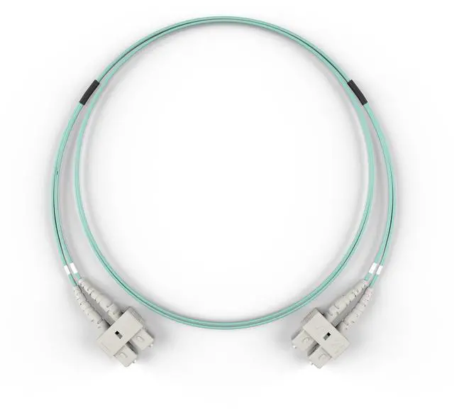 Alt view image 3 of 4 - SC-SC OM4 Fiber Patch Cable - 10Gb Duplex 50/125µm Multimode Corning Glass | 125M (410.11ft) | Bulk Networking, Data Centers, Telecom, Enterprise Applications | Length Options: 0.5M-300M