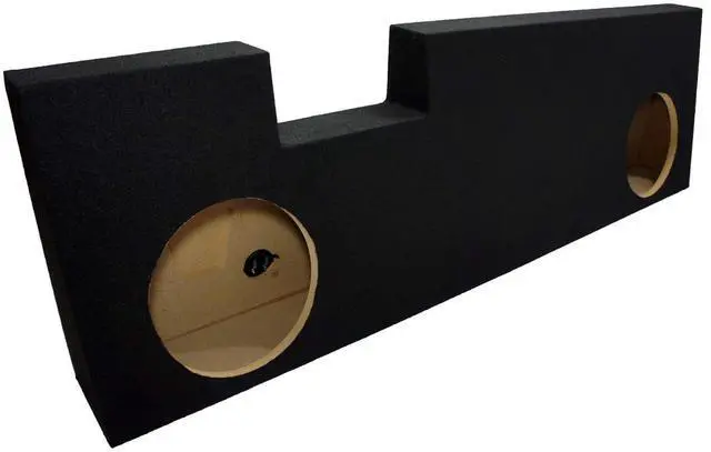 Main image of Compatible with Ford F250 or F350 Super Crew Cab Truck 2001-2014 Dual 10" Subwoofer Sub Box Speaker Enclosure