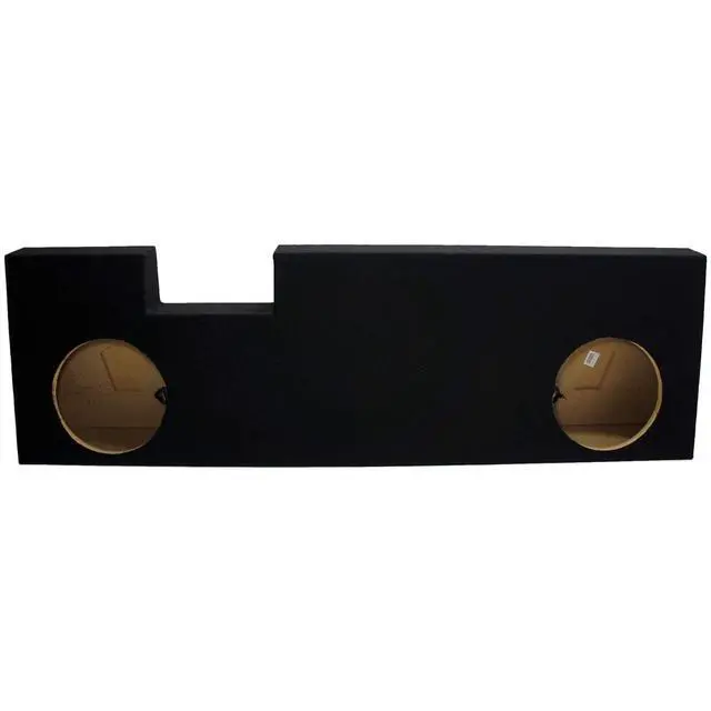 Alt view image 2 of 4 - Compatible with Ford F250 or F350 Super Crew Cab Truck 2001-2014 Dual 10" Subwoofer Sub Box Speaker Enclosure