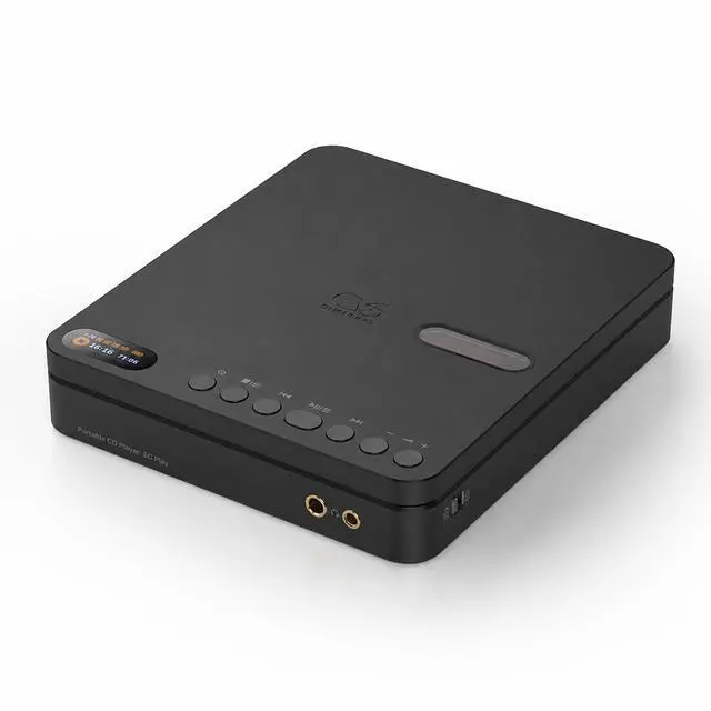 Main image of EC Play Portable HiFi CD Player,USB DAC,CS43198 DAC+Dual SGM8262,384kHz/32bit,DSD256,Two-Way Bluetooth 6.0, LDAC,Up to 700mW@32 Output,3.5mm+4.4mm Headphone Output,Coaxial,1.12-in Screen