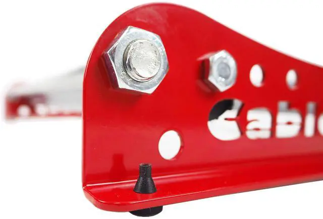 Alt view image 3 of 5 - Cable Dispenser Cable Caddy 510 Heavy Duty unwinder for reels max 20" width - red (assembled in USA)