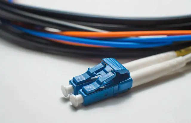 Alt view image 3 of 4 - 40M OM4 LC LC Fiber Optic Cable | Indoor/Outdoor 100Gb Duplex 50/125 LC to LC Multimode Jumper 40 Meter (131.23ft) | 100gbps Black ofnr lc-lc mmf lommf | Length: 0.5M-300M