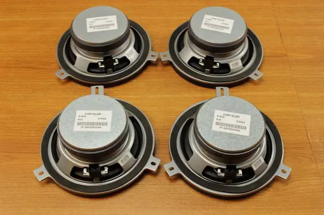 Alt view image 2 of 6 - Chrysler Jeep Dodge 6.5inch Kicker Speaker Upgrade Set of 4 OEM