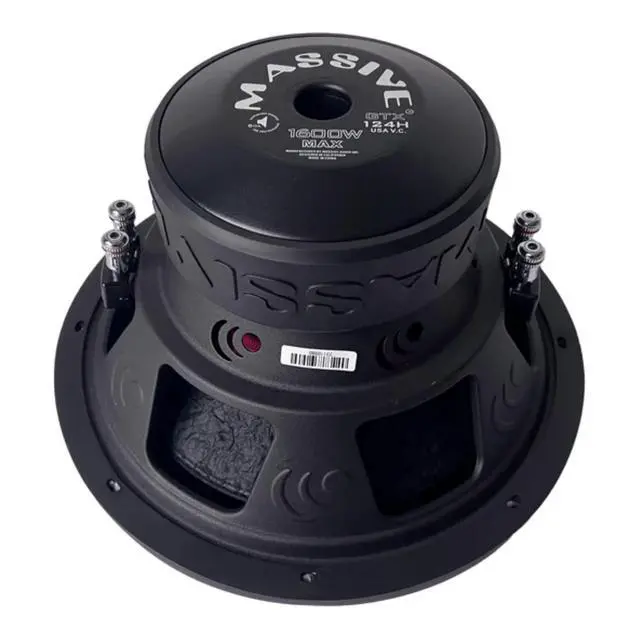 Alt view image 2 of 4 - GTX124H - 12" 800 Watts RMS / 1600w MAX Dual 4 Ohm Subwoofer for Controlled deep bass