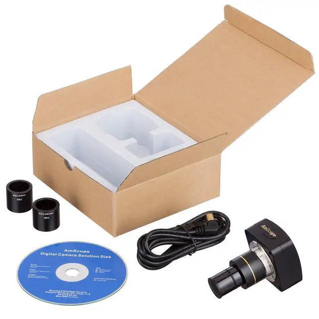 Alt view image 2 of 4 - MU Series 10.0MP USB 2.0 Color CMOS C-Mount Microscope Camera - Includes Reduction Lens & Adapters - With User-Friendly Software