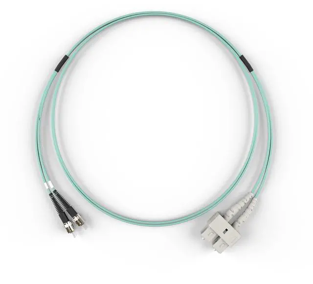 Alt view image 3 of 4 - SC-ST OM4 Fiber Patch Cable - 10Gb Duplex 50/125µm Multimode Corning Glass | 100M (328.08ft) | Bulk Networking, Data Centers, Telecom, Enterprise Applications | Length Options: 0.5M-300M