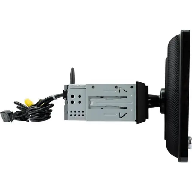 Alt view image 3 of 6 - Dual DCPA1013 1-DIN 10.1"" Apple CarPlay Android Auto Digital Multimedia Receiver