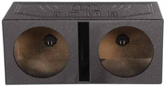 Main image of RBL12V Dual 12" 1.5 cu.ft. Vented Subwoofer Enclosure, Bed Liner Finish, High-Power Bass, Durable MDF, for Car Audio Enthusiasts